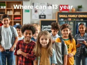 Gdzie można pracować w wieku 13 lat? Przewodnik dla młodych pracowników