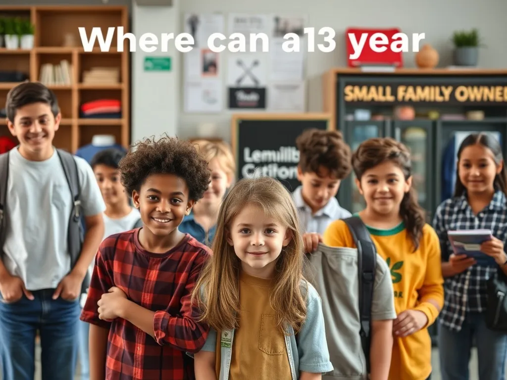 Gdzie można pracować w wieku 13 lat? Przewodnik dla młodych pracowników